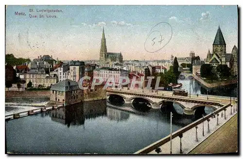 Cartes postales Metz Quai St Louis