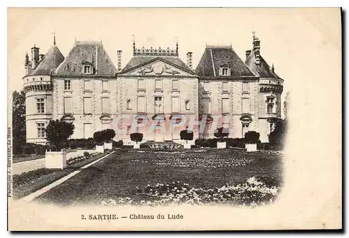 Ansichtskarte AK Sarthe Chateau du Lude