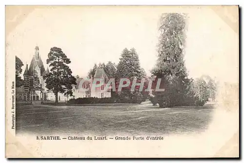 Ansichtskarte AK Sarthe Chateau du Luart Grande Porte d'entree