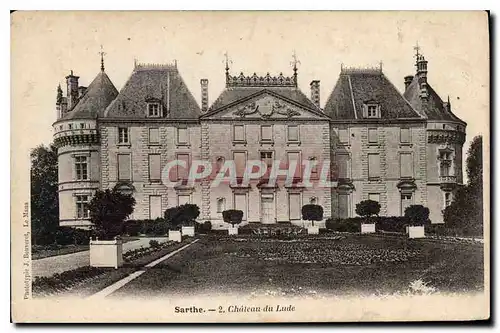 Ansichtskarte AK Sarthe Chateau du Lude