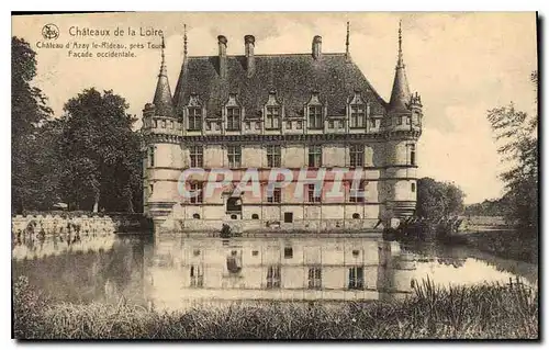 Cartes postales Chateaux de la Loire Chateau d'Azay le Rideau