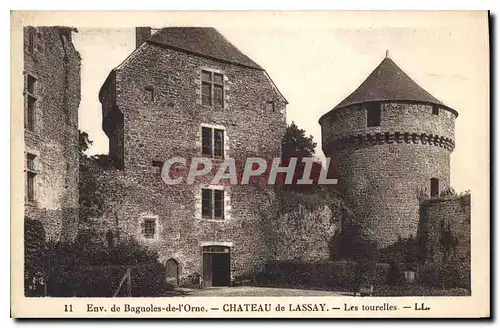 Ansichtskarte AK Env de Bagnoles de l'Orne Chateau de Lassay Les tourelles