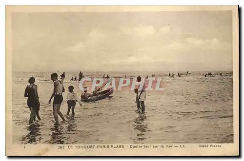 Ansichtskarte AK Le Touquet Paris Plage Centre jour sur la mer