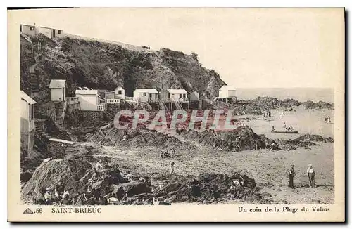 Ansichtskarte AK Saint Brieuc Un coin de la Plage du Valais