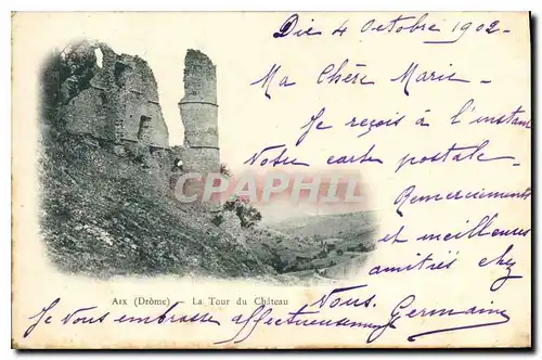 Cartes postales Aix Drome La Tour du Chateau