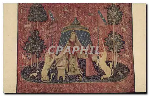 Cartes postales Tapisserie dite de la Dame a la Licorne Paris Musee de Cluny