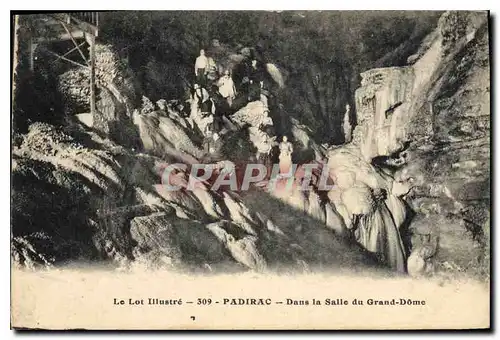 Cartes postales Padirac Dans la Salle du Grand Dome