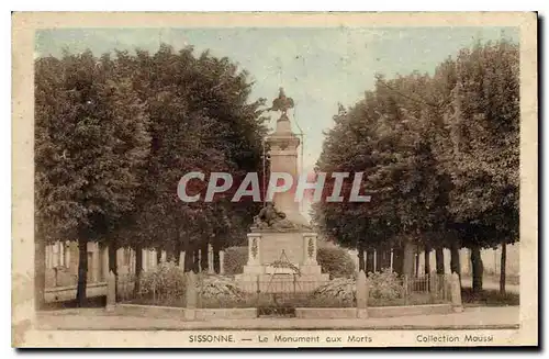 Cartes postales Sissonne Le Monument aux Morts