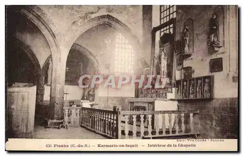 Cartes postales Piouha C du N Kermaria en Isquit Interieur de la Ghapelle