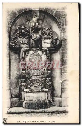 Cartes postales Dijon Puits d'Amour
