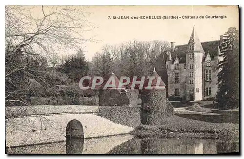 Cartes postales St Jean des Echelles Sarthe Chateau de Courtangis