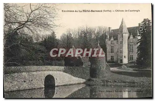 Ansichtskarte AK Environs de la Ferte Bernard Sarthe Chateau de Courtangis