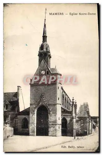 Ansichtskarte AK Mamers Eglise Notre Dame