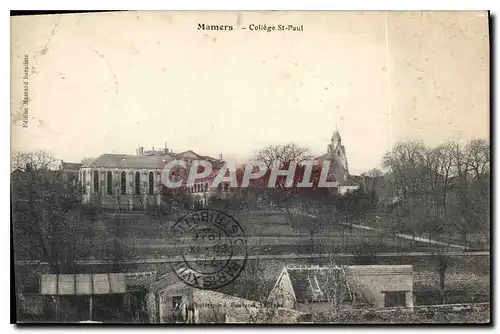 Cartes postales Mamers College St Paul