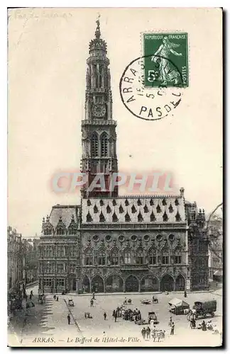 Cartes postales Arras Le Beffroi de l'Hotel de Ville