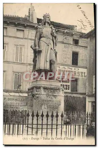 Cartes postales Orange Statue du Comte d'Orange