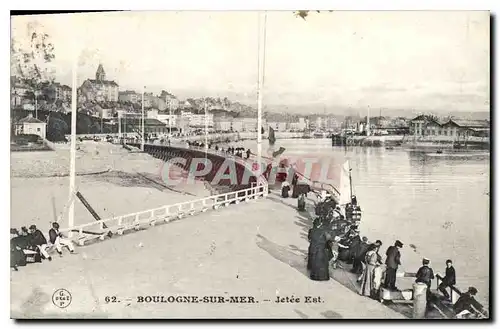 Cartes postales Boulogne sur Mer Jetee Est