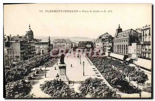 Cartes postales Clermont Ferrand Place de Jande