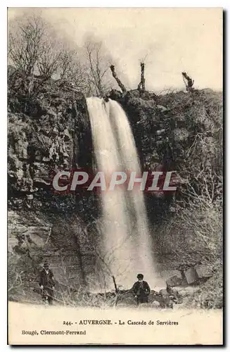 Ansichtskarte AK Auvergne La Cascade de Servieres