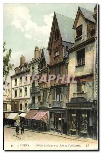 Ansichtskarte AK Angers Vieilles Maisons et la Rue de l'Oisellerie