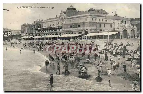 Cartes postales Biarritz La Grande Plage