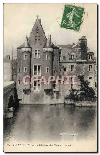 Ansichtskarte AK La Fleche Le Chateau des Carmes