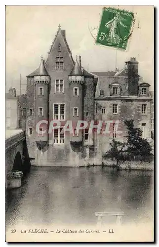 Cartes postales La Fleche Le Chateau des Carmes