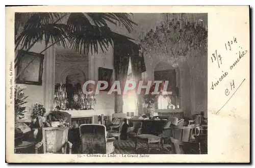 Cartes postales Chateau du Lude Le Grand Salon