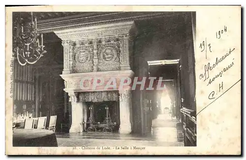 Cartes postales Chateau de Lude La Salle a Manger