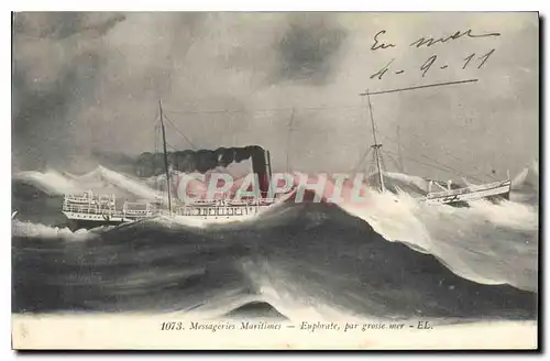 Cartes postales Messageries Maritimes Bateau