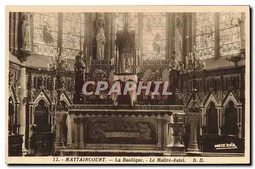 Ansichtskarte AK Mattaincourt La Basilique Le Maitre Autel