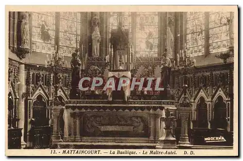 Cartes postales Mattaincourt La Basilique Le Maitre Autel
