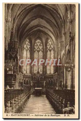 Cartes postales Mattaincourt Interieur de la Basilique
