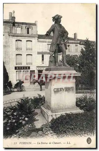 Cartes postales Verdun La Statue de Chevert