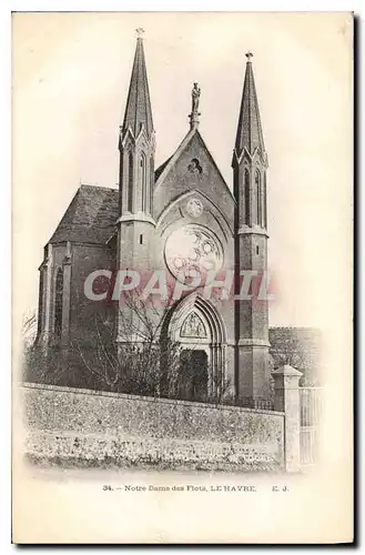 Cartes postales Notre Dame des Flots Le Havre