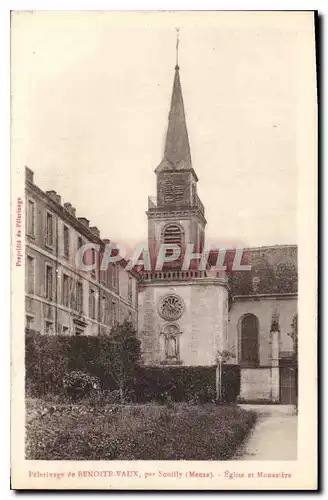 Cartes postales Pelerinage de Benoite Vaux par Souilly Meuse Eglise et Monastere