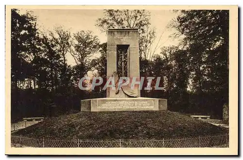 Ansichtskarte AK Foret de Compiegne Clairiere de l'Armistice Monument du Martin