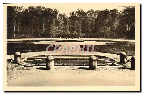 Ansichtskarte AK Foret de Compiegne Clairiere de l'Armistice Emplacement du Wagon du Marechal Foch