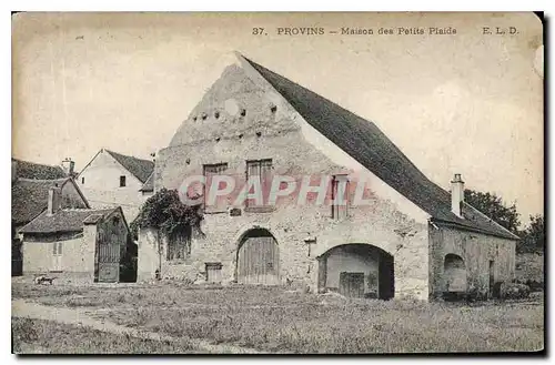 Cartes postales Provins Maison des Petits Plaids