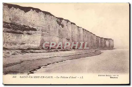 Cartes postales Saint Valery en Caux La Falaise d'Aval