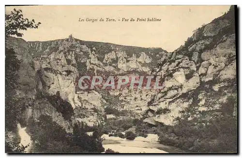 Ansichtskarte AK Les Gorges du Tarn Vue du Pont Sublime