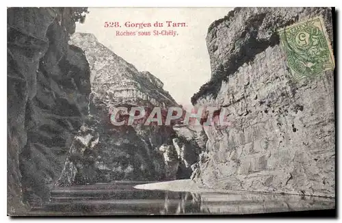 Ansichtskarte AK Gorges du Tarn Roches sous St Chely