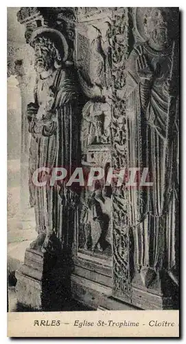 Cartes postales Arles Eglise St Trophime Cloitre