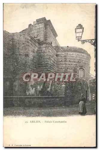 Cartes postales Arles Palais Constantin