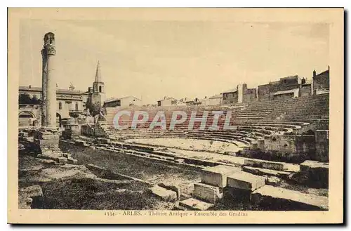 Cartes postales Arles Theatre Antique Ensemble des Gradins