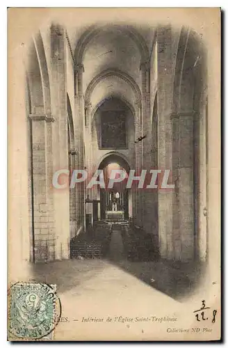 Cartes postales Arles Interieur de l'Eglise Saint Trophime