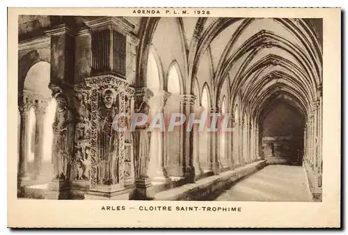 Cartes postales Arles Cloitre Saint Trophime