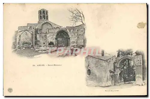 Cartes postales Arles Saint Honorat Saint Accurse