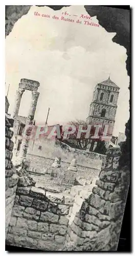 Cartes postales Arles Un coin des Ruines du Theatre