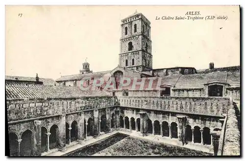 Cartes postales Arles Le Cloitre Saint Trophime XII siecle